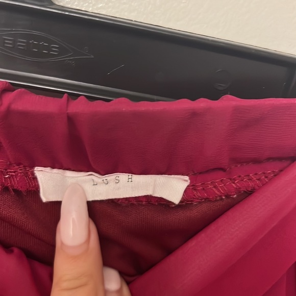 Maroon Lush Skirt - Picture 2 of 4